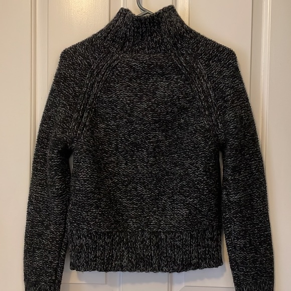 NWT Banana Republic Italian Wool Blend Marled Mockneck Sweater - Picture 7 of 12